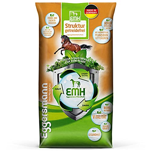 Eggersmann EMH Struktur getreidefrei 15 kg - stärke- und zuckerreduziertes Pferdefutter